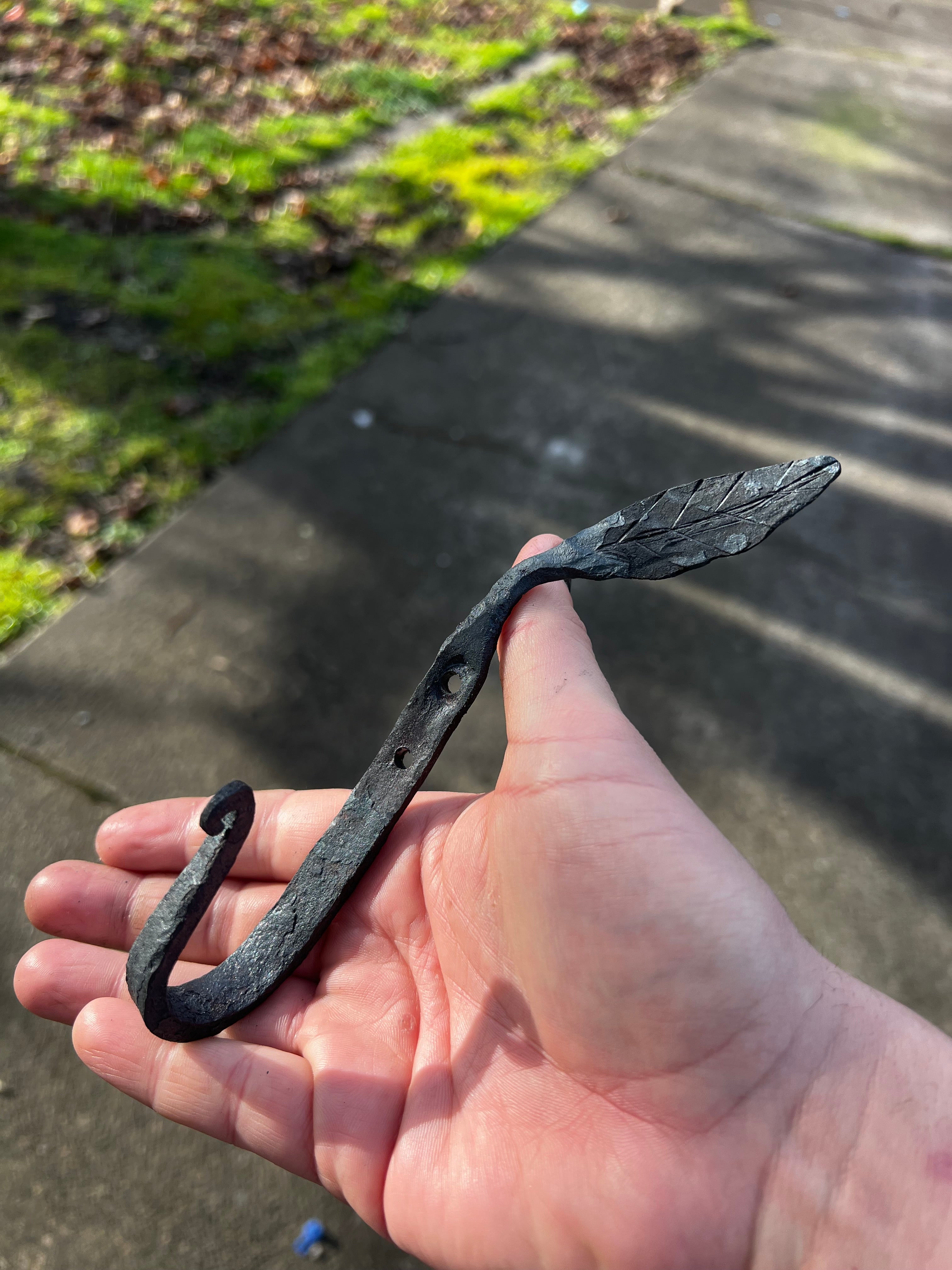 Leaf Accented Wall Hook