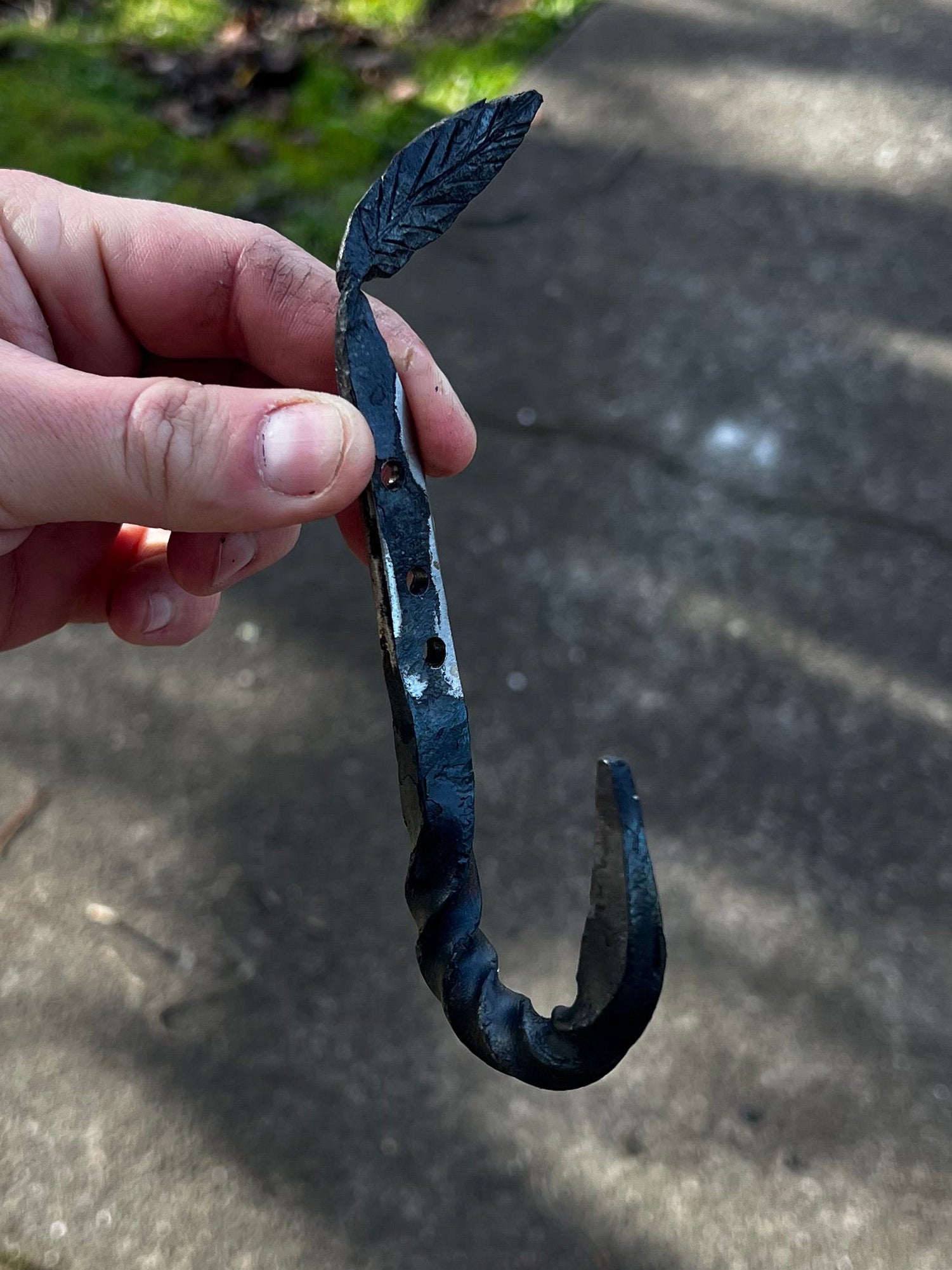 Leaf Accented Wall Hook